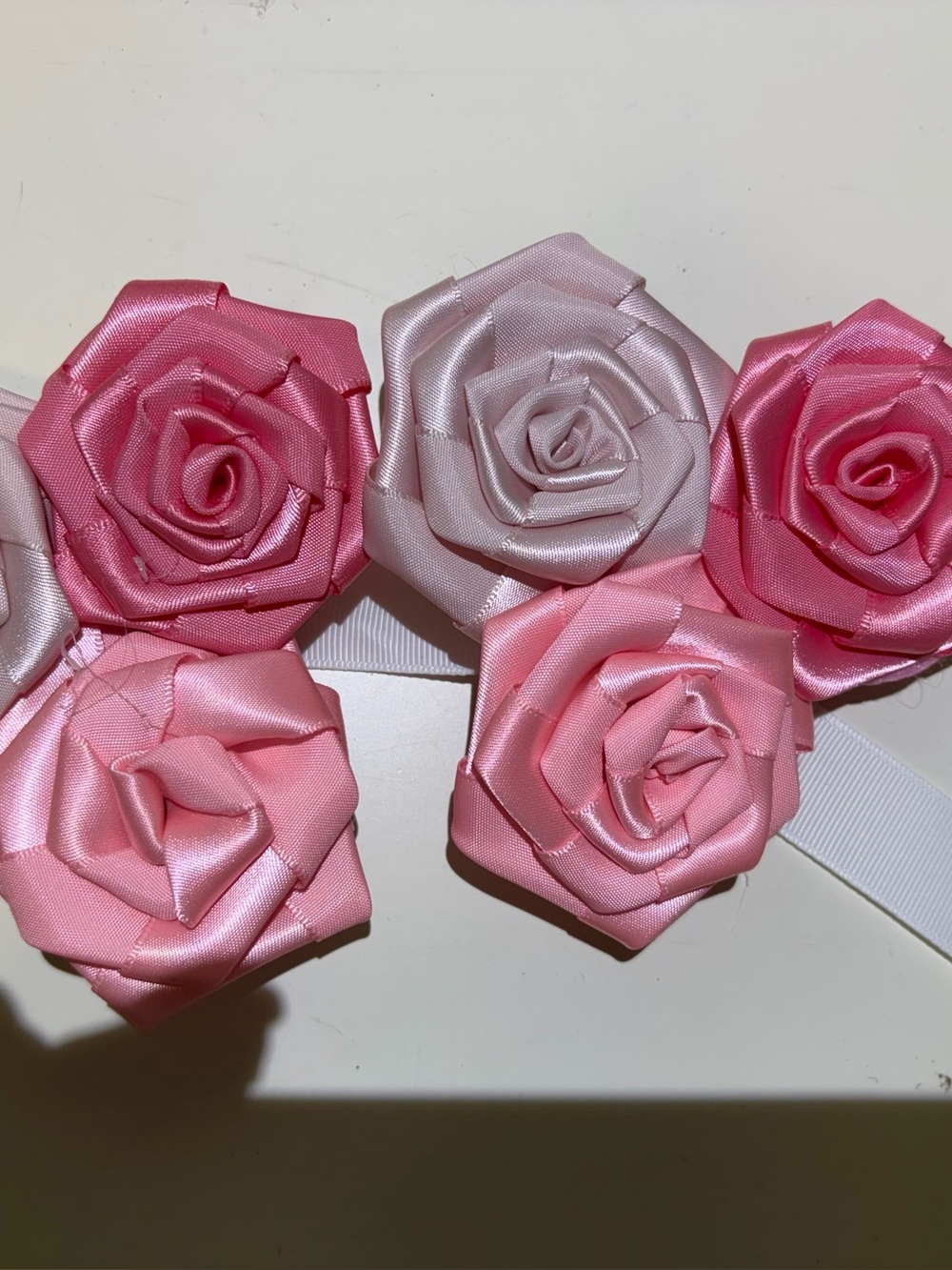 Set of 15 Multicolor Floral Hair Or Shoe Clips or Clip On Spaghetti Straps. OS - Picture 3 of 13